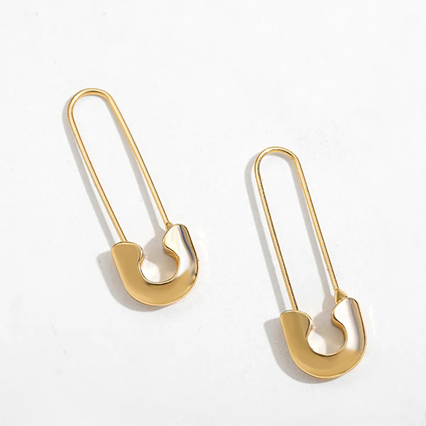 Chic Safety Pin Earrings