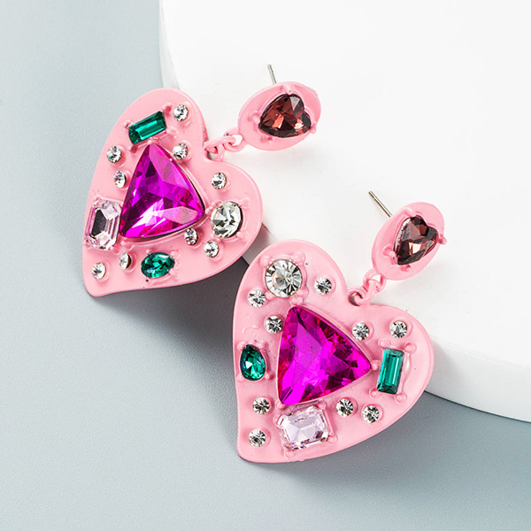 Heartfelt Glam Earrings