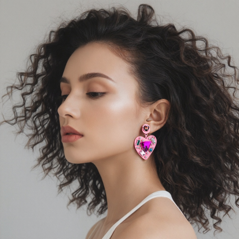 Heartfelt Glam Earrings - Image 5