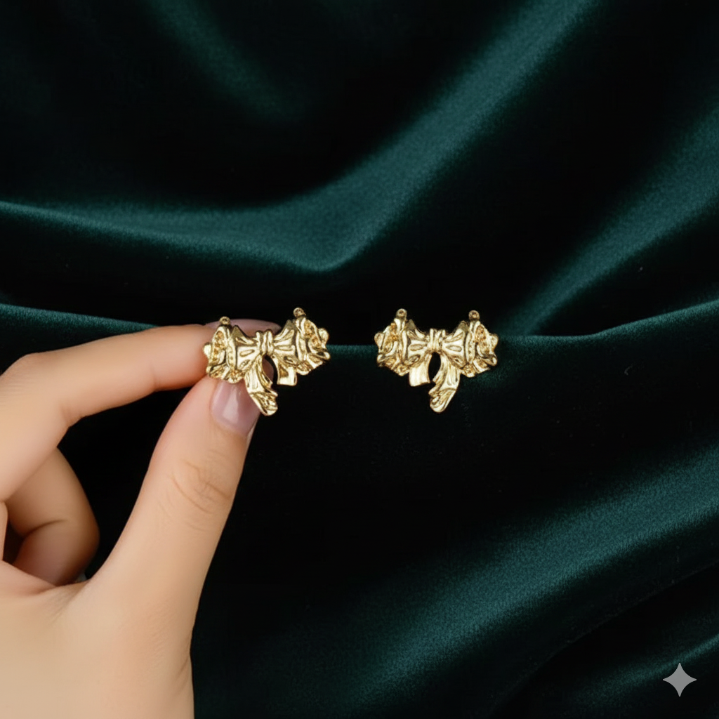 Aurora Bow Luxe Studs