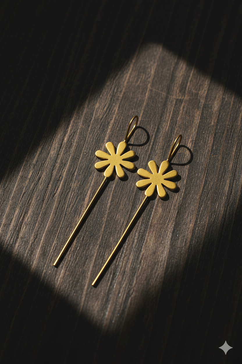 Bloomline Floral Ear Cuff - Image 4