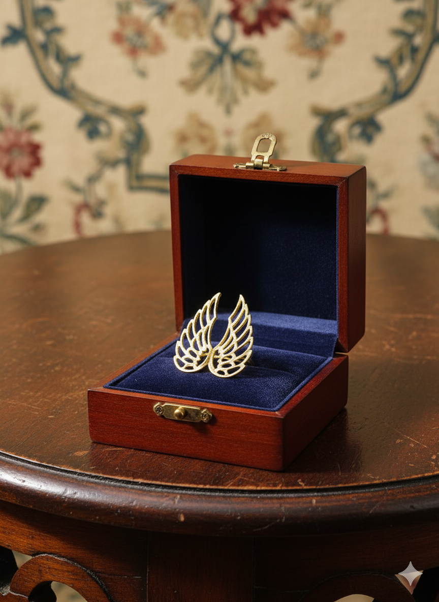 Celestial Wings Statement Ring - Image 3