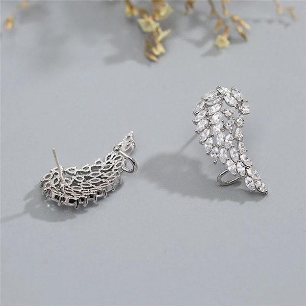 Angel Wings Studded Ear Cuff - Image 3