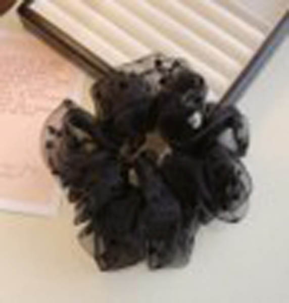 Midnight Tulle Scrunchie