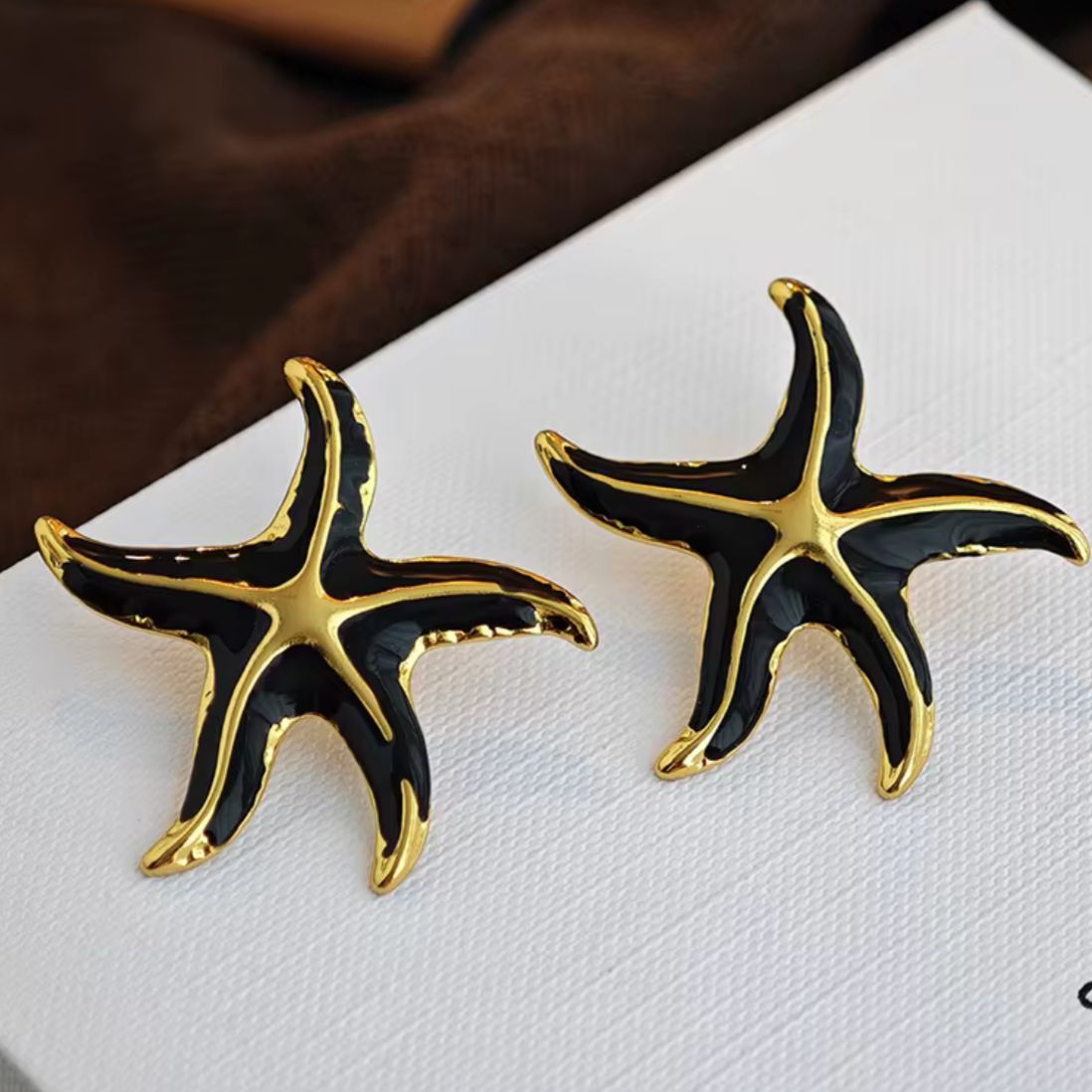 Midnight Starfish Luxe Studs - Image 4