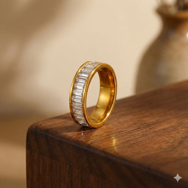 Regal Baguette Eternity Band - Image 2