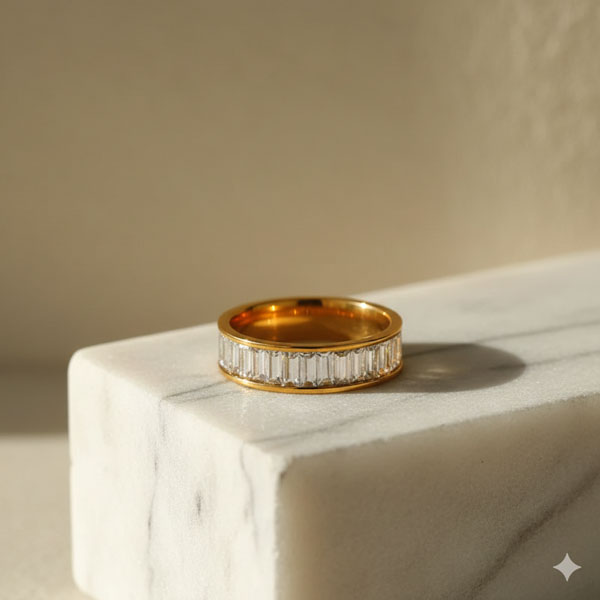 Regal Baguette Eternity Band - Image 4